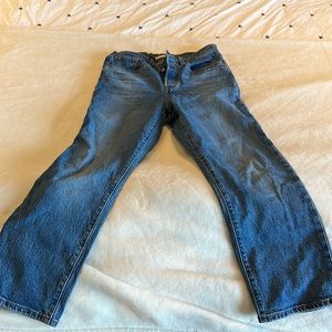 Levi’s straight leg wedgie jeans